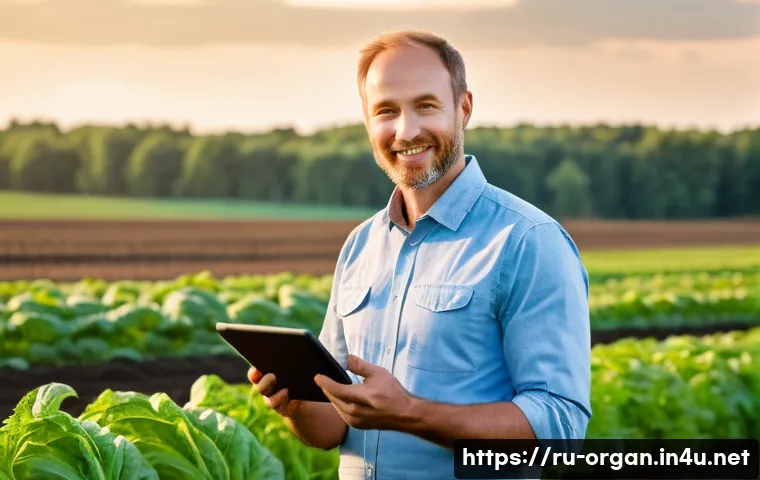 유기농업 연봉 협상 시 고려사항 - **Image Prompt: The Dedicated Organic Agronomist**
    A highly detailed, realistic photograph of a ...